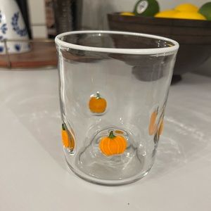 Anthropologie Pumpkin Juice Glass